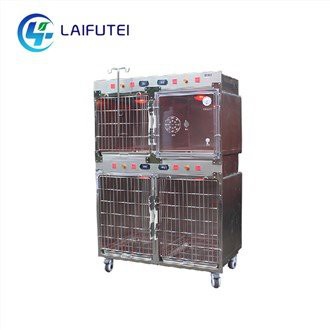 Trị liệu hồng ngoại lồng thú cưng trên bánh xe